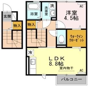 ベイ クレスト 205【間取図】 020101 (ベイクレスト205間取り.jpg)