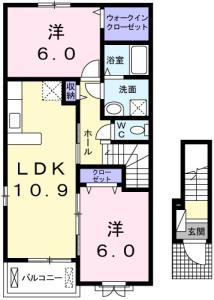 コッティ クワハラⅡ 201【間取図】 999999 (201-202.jpg)