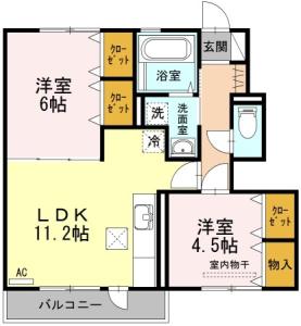 ノール　プラージュ 102【間取図】 999999 (102.jpg)