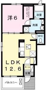 ブリエⅠ 101【間取図】 999999 (ブリエ①101.jpg)