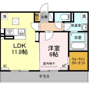 キャトルセゾン 102【間取図】 999999 (MA-700072427-001-00102-01_M.jpg)