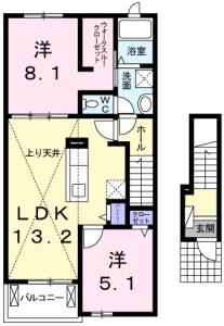 メゾン コンソラトゥール B 202【間取図】 999999 (023479502-02020-M.jpg)