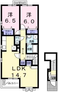ロータス南島田 D 201【間取図】 999999 (023262901-02010-M.jpg)