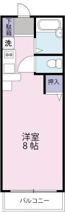 グリッサンド壱番館 307【間取図】 999999 (グリッサンド壱番館A'type.jpg)