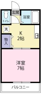 シャインハイツ 202【間取図】 999999 (シャインハイツ間取り図.jpg)