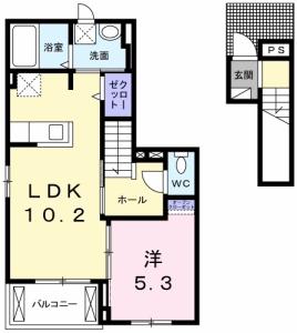 マリオ北島 C 203【間取図】 999999 (203.jpg)