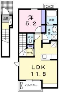 グラン　ベルジュ　Ｃ 207【間取図】 999999 (207.JPG)