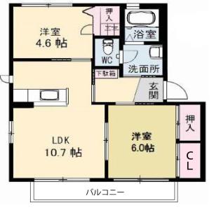 シャーメゾン ヴァイデ B棟 201【間取図】 999999 (シャーメゾンヴァイデＢ棟　201号.jpg)