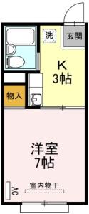 キャッスルハイツ 206【間取図】 999999 (206.jpg)