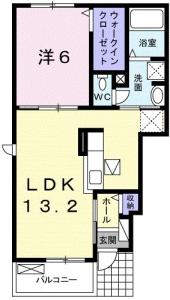 シエロアズール　A 101【間取図】 999999 (101.jpg)