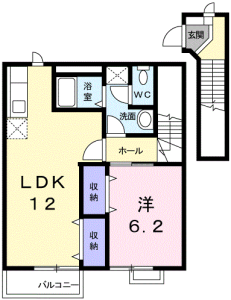 オーブリー鳴門　A 202【間取図】 999999 (202.jpg)