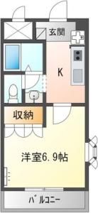 グランセ田宮Ⅱ 201【間取図】 999999 (Ⅱ_201.jpg)