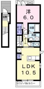 フィール グラッドA 201【間取図】 999999 (fi-ru A madori 201.jpg)