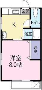 コーポ桑村（5号・6号） 5【間取図】 999999 (コーポ桑村 1.5西.jpg)