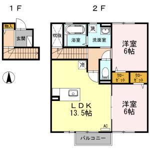ウィルコート大松 A棟 202【間取図】 999999 (MA-401001775-001-0A202-01_M.jpg)