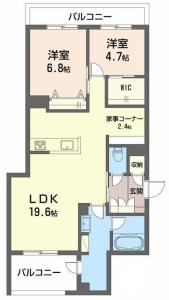 ベレオ安宅 301【間取図】 999999 (301.jpg)