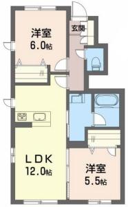 プロヌーブ沖洲 Ⅲ番館 106【間取図】 999999 (106(251009).jpg)