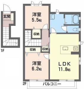 ハイネス国府　B棟 B205【間取図】 999999 (B205.jpg)