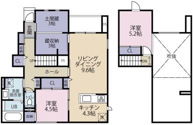 Belle Lead 東吉野 A棟 103【間取図】 999999 (ベルリードA103.jpg)