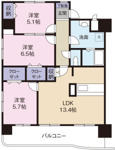 ウイルコート花岡 201【間取図】 999999 (ウィルコート花岡（Ａ）.jpg)