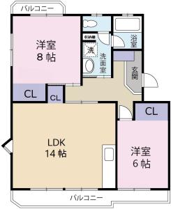 サンライズ新浜 202【間取図】 999999 (サンライズ新浜（202）2LDK.jpg)