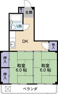 仁木ハイツ 101【間取図】 999999 (仁木ハイツ2DK.jpg)