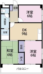 古山ハイツ 301【間取図】 999999 (古山ハイツ（1号室並び）.jpg)