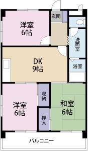 古山ハイツ 106【間取図】 999999 (古山ハイツ（6号室並び）.jpg)