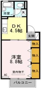 ドミール古川 C棟 203【間取図】 999999 (dfc207.jpg)