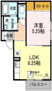 ブランチ田宮 102【間取図】 999999 (madori.jpg)