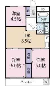 光マンション 403【間取図】 999999 (光マンション中部屋.jpg)