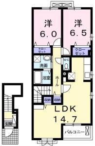 ロータス南島田 D 205【間取図】 999999 (023262901-02040-M.jpg)