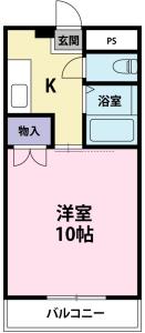 パールメゾンⅡ 207【間取図】 999999 (パールメゾンⅡ_1000px.jpg)