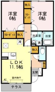 グラン・リーオA棟 102【間取図】 999999 (MA-401002230-001-0A102-01_M.jpg)