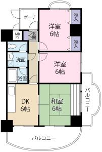 レジデンス福島 805【間取図】 999999 (レジデンス福島（Dタイプ）.jpg)