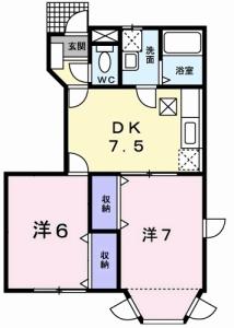 メゾン．ド　ファミーユＢ 101【間取図】 999999 (101.jpg)