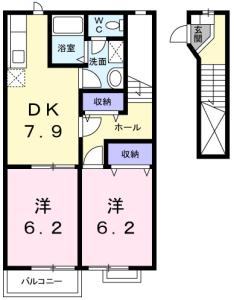 プチメゾンパール Ⅰ 202【間取図】 999999 (202.jpg)
