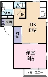 フレグランス船城 B棟 201【間取図】 999999 (B201.jpg)