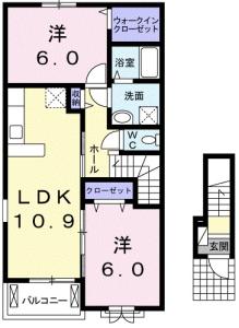 ル・ヴァンB 201【間取図】 999999 (201.jpg)