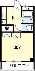 レジデンス佐古一番館 503【間取図】 999999 (レジデンス佐古一番館Ｂ’.JPG)