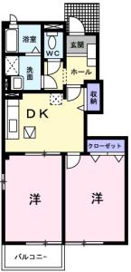 メゾン ドゥ ボヌール C 102【間取図】 999999 (102.jpg)