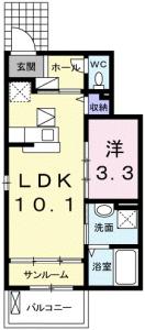 ボヌール A 106【間取図】 999999 (106.jpg)