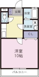 ファミール西町 11【間取図】 999999 (ファミール西町１K.jpg)