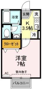 セジュール井川 203【間取図】 999999 (203.jpg)