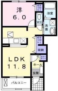 グレースガーデン Ａ 103【間取図】 999999 (A103.jpg)