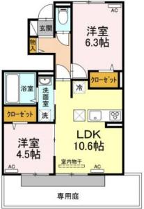 ルーチェ　C棟 101【間取図】 999999 (101.jpg)
