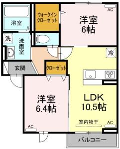 カーサ　モエハ 202【間取図】 999999 (202.jpg)