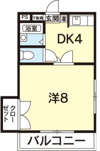 カレッジハイツ住吉 206【間取図】 999999 (カレッジハイツ住吉_206.jpg)