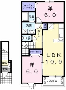 ハピネス　北島Ｃ 203【間取図】 999999 (203.jpg)