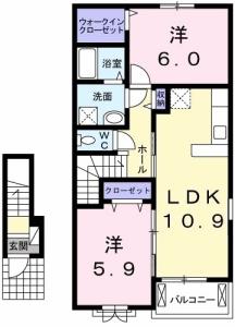 マーヴェラス　Ｇ 203【間取図】 999999 (203.jpg)